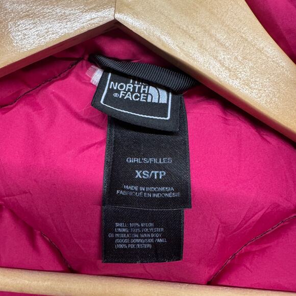 The North Face Girls XS Goose Down 550 Fill Puffer Jacket  Water-Repellent Black - Picture 7 of 8